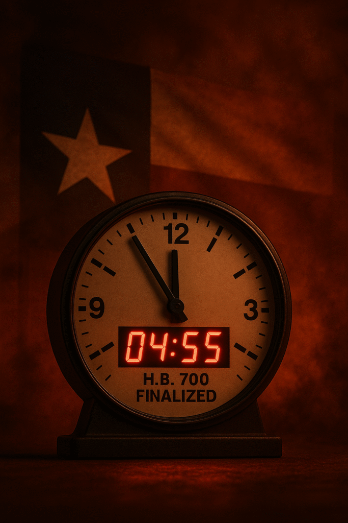hb 700 countdown